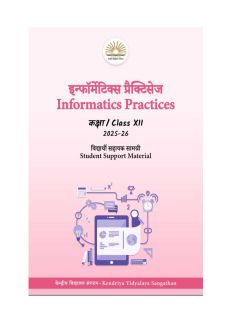KVS  2025 Class XII Informatics Practices
